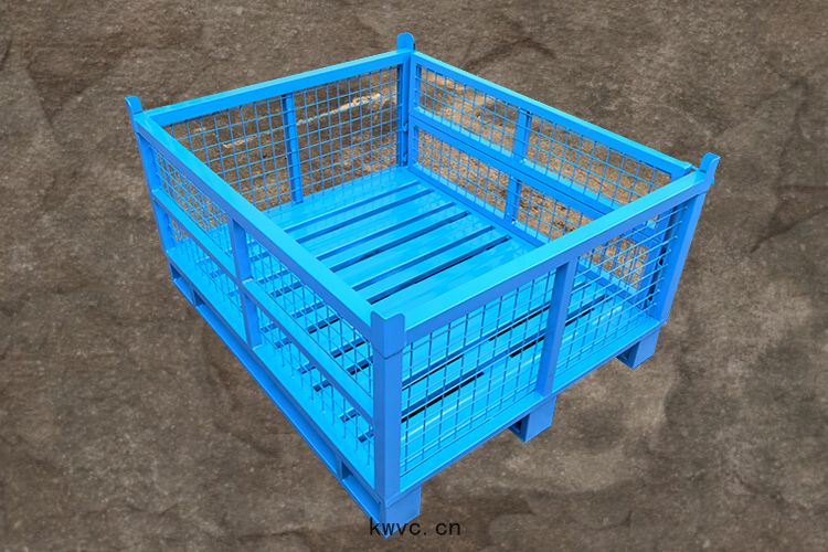 單側(cè)可折疊拆卸(xiè)堆(duī)垛料箱
